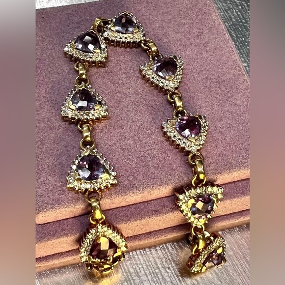 Colour Changing Sapphire Sterling Silver Bracelet - Picture 5 of 5